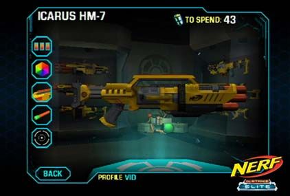 NERF N-Strike box art for Wii